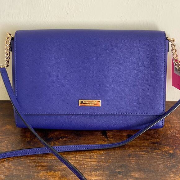 NWT MSRP$ 258 Kate Spade Saffiano Leather Crossbody Bag Clutch - Picture 1 of 3